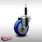 Service Caster 4'' SS Blue Poly Wheel Swivel 3/4'' Expanding Stem Caster SCC-SSEX20S414-PPUB-BLUE-34 - alternate 4